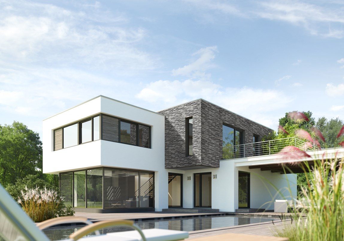 szary kamień dekoracyjny na ścianie